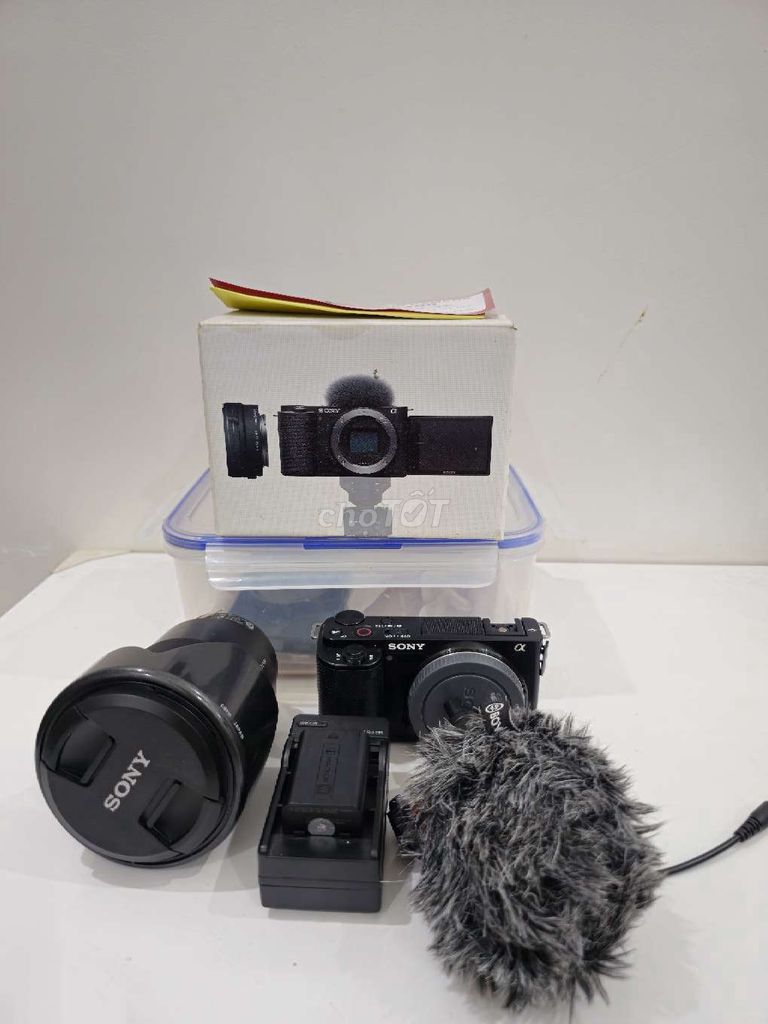 Máy ảnh Sony ZVE10 kèm len 18 105 F4. Mua bán Máy ảnh, Máy quay tại Thành phố Phan Rang-Tháp Chàm Ninh Thuận được đăng bởi Tô Hoàng hình 1