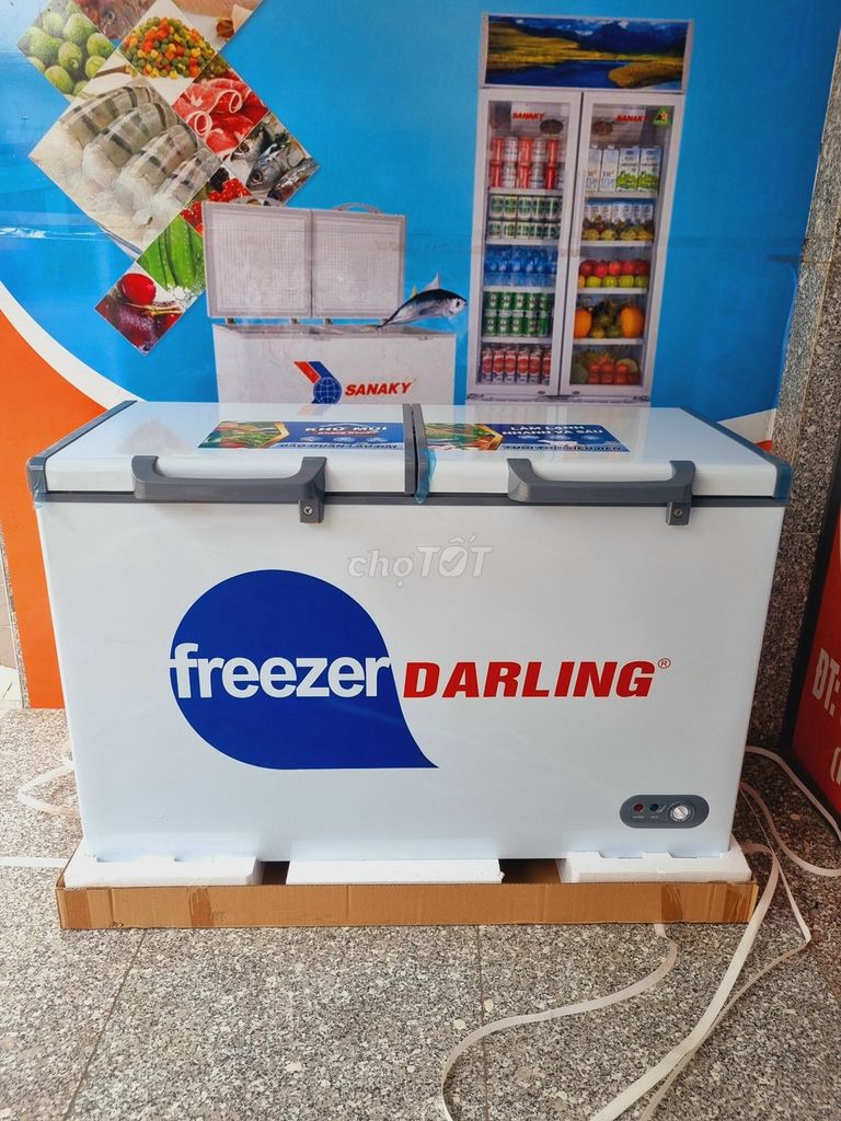 Tủ đông mát Darling 350L mới 100% giá kho