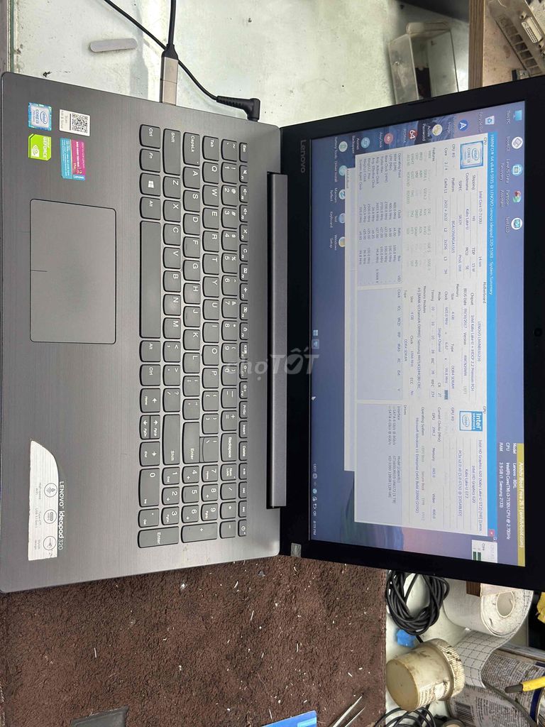 Lenovo Ideapad 320 i3-7130u 4GB/1TB Xám. Mua bán Laptop tại Huyện Thanh Trì Hà Nội được đăng bởi Quang Hân Máy Tính Cũ Hà Nội hình 1
