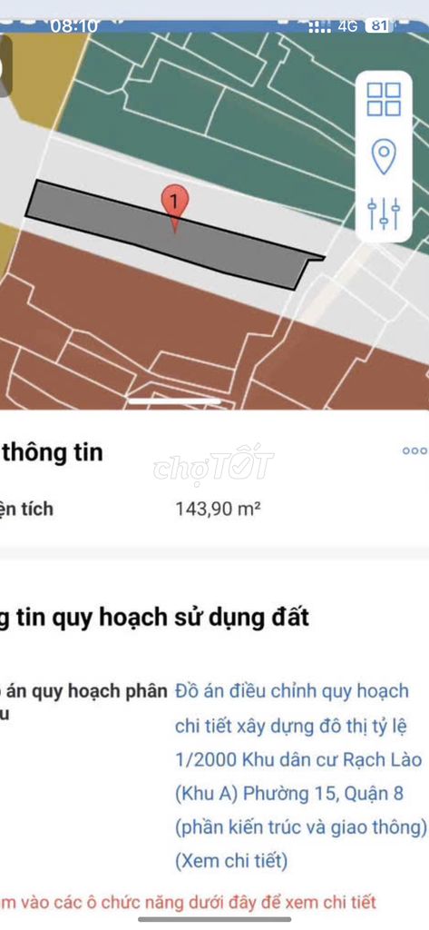 Cần bán căn nhà nát 144m vuông thổ cư