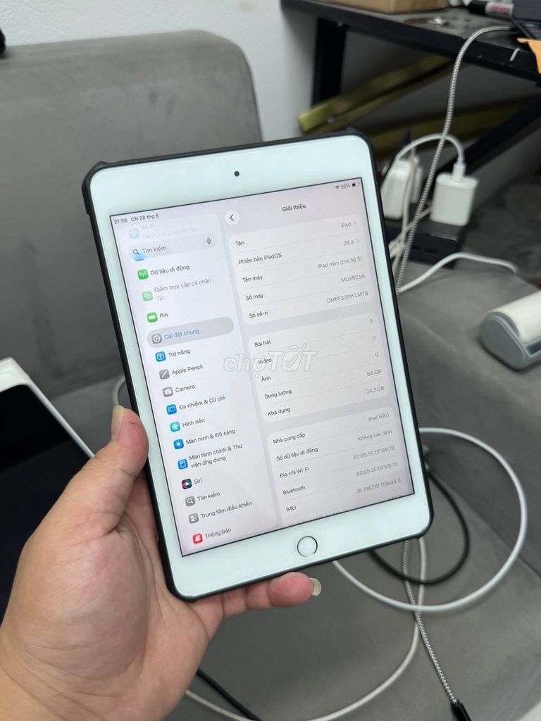 Apple iPad mini 5 64GB Bạc 4G. Mua bán Máy tính bảng tại Quận 1 Tp Hồ Chí Minh được đăng bởi Hội Đồ Điện Tử hình 1