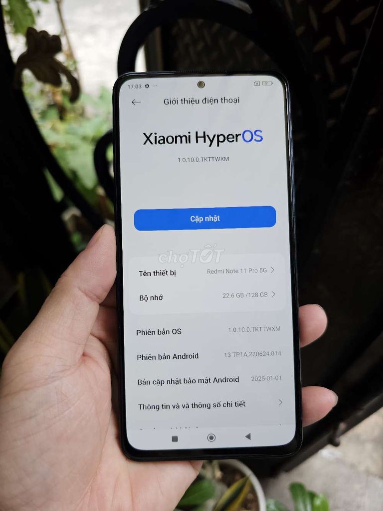 XIAOMI REDMI NOTE 11 PRO 5G ZIN ĐẸP 99% Q.TẾ KHỎE. Mua bán Điện thoại tại Quận Tân Phú Tp Hồ Chí Minh được đăng bởi Ngô Minh Mobile  hình 2