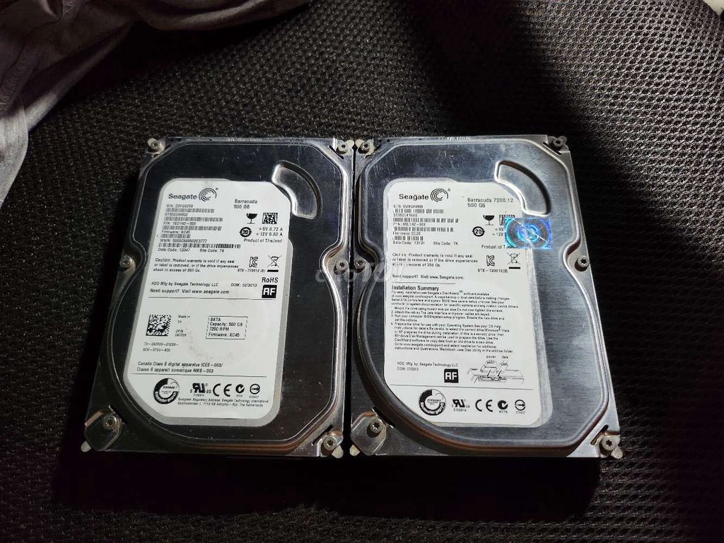 Ổ cứng HDD Seagate 500GB 7200RPM SATA. Mua bán Linh kiện (RAM, Card...) tại Thành phố Thủ Đức Tp Hồ Chí Minh được đăng bởi Levante hình 1
