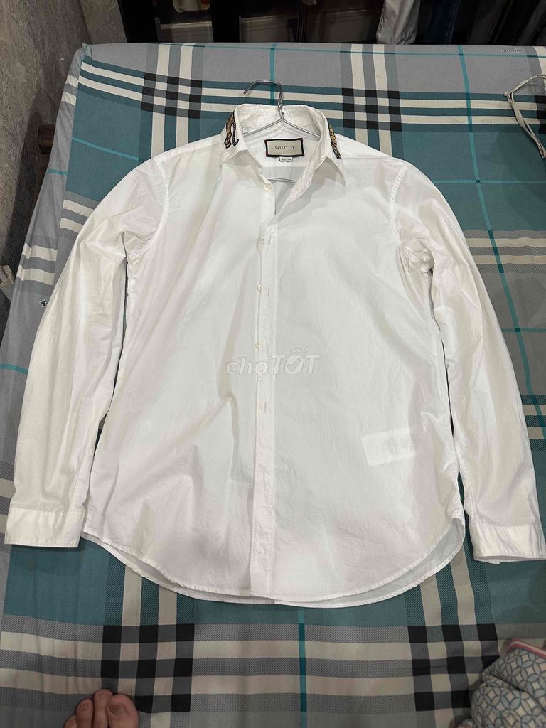 Áo sơ mi Gucci Nam Trắng. Mua bán Quần áo tại Thành phố Dĩ An Bình Dương được đăng bởi Thắng dũng hình 1