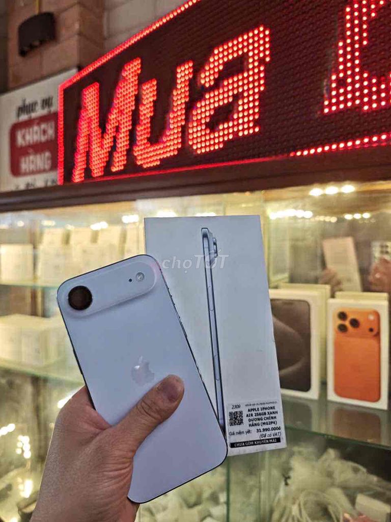 Apple iPhone Air 256GB Xanh trắng zin chính hãng. Mua bán Điện thoại tại Quận Hoàng Mai Hà Nội được đăng bởi vũ bảo hình 1