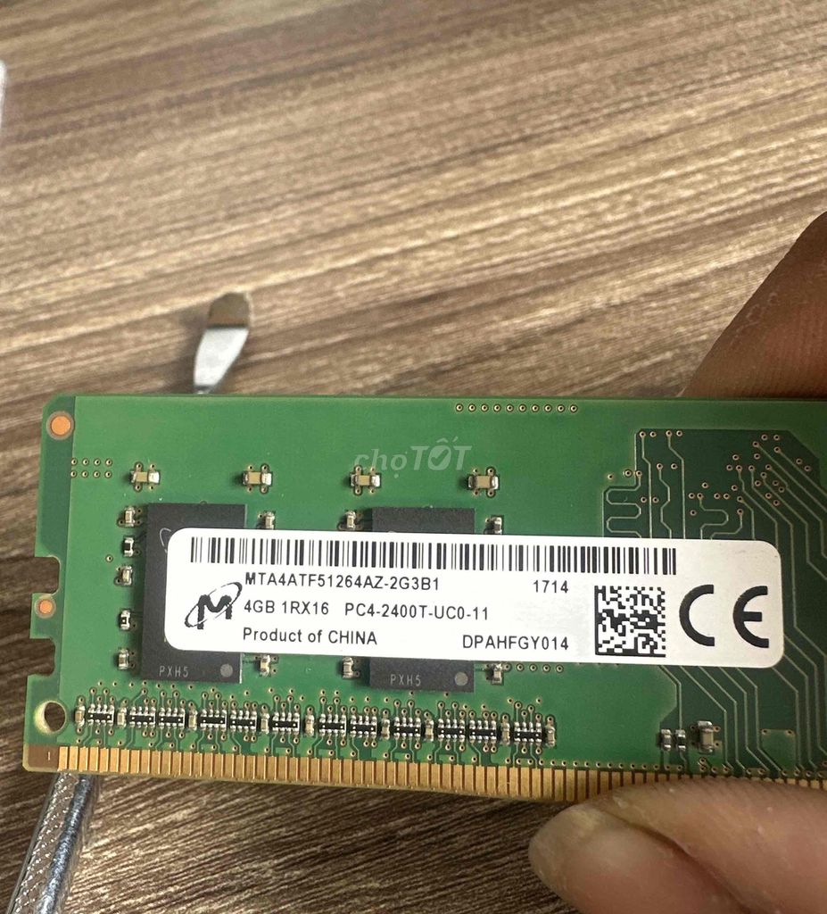 RAM 4GB DDR4 2400T. Mua bán Linh kiện (RAM, Card...) tại Thị xã Phú Mỹ Bà Rịa - Vũng Tàu được đăng bởi thong hình 1