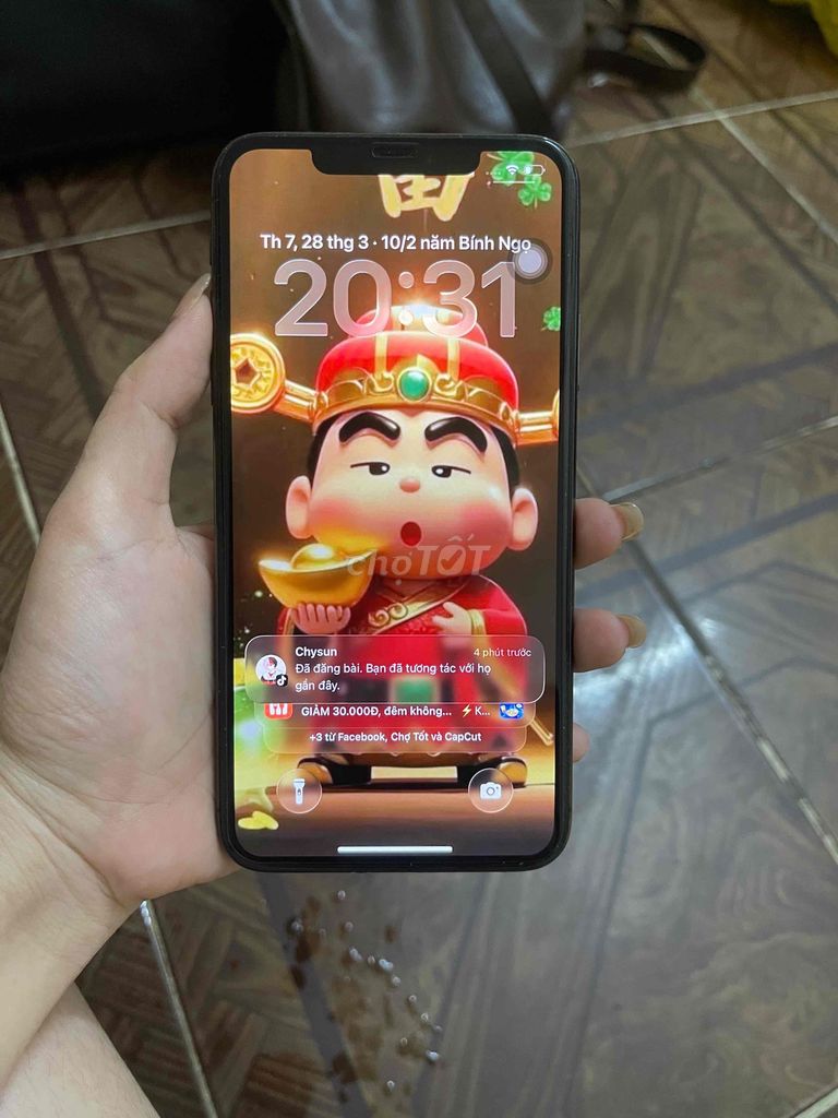 lên đời nên em bán 11promax zin áp. Mua bán Điện thoại tại Quận Long Biên Hà Nội được đăng bởi quỳnh anh hình 1