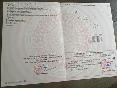 Đất thổ cư thích hợp xây nhà trọ.. Mua bán Đất tại Huyện Tư Nghĩa Quảng Ngãi được đăng bởi Ánh Trúc hình 1
