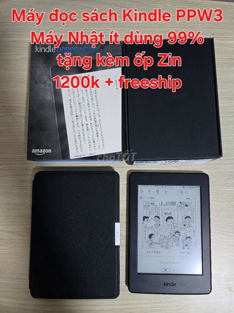 Máy đọc sách Kindle Paperwhite PPW3 Đen 99% mới. Mua bán Máy tính bảng tại Huyện Bình Chánh Tp Hồ Chí Minh được đăng bởi Phú hình 1