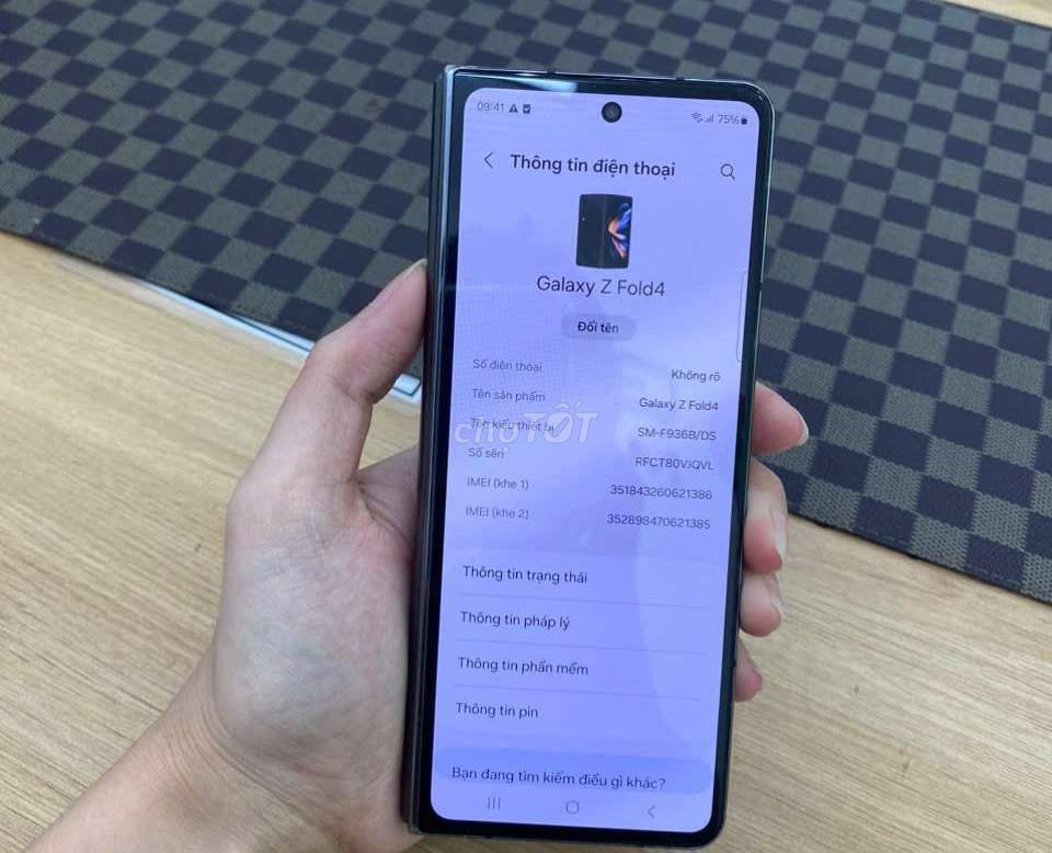 T.G samsung ZFold 4 5G 512G full chức năng màn đẹp. Mua bán Điện thoại tại Quận 12 Tp Hồ Chí Minh được đăng bởi Minh phương hình 1
