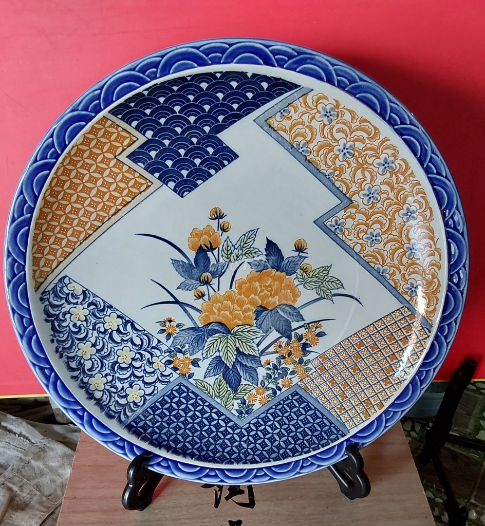 Đĩa cảnh Gốm sứ 32cm. Mua bán Đồ sưu tầm, đồ cổ tại Quận Bình Thuỷ Cần Thơ được đăng bởi tuấn hình 1