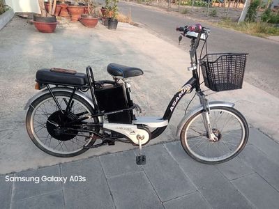 Xe đạp điện a sa ma màu đen giá rẻ