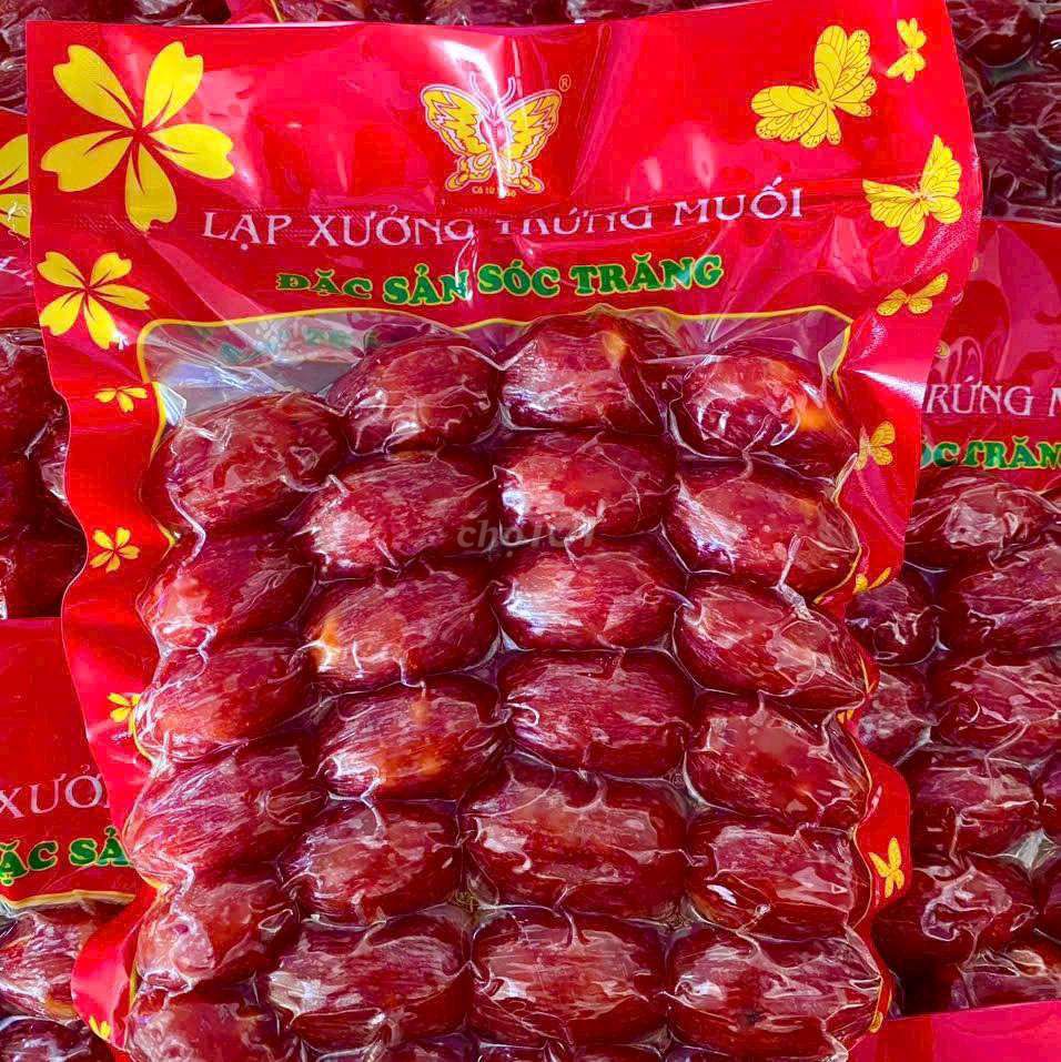 1.Kg ( 2.Túi ) Lạp Xưởng HỒ LÔ TRỨNG MUỐI