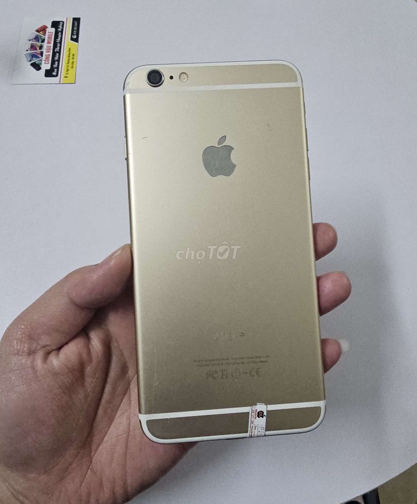 Apple iPhone 6Plus Lock 64GB Vàng Gold. Mua bán Điện thoại tại Quận Cầu Giấy Hà Nội được đăng bởi Công Hậu Mobile  hình 1