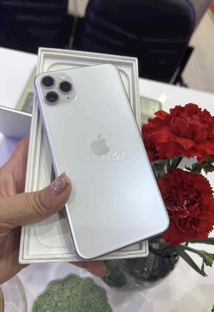 11 Pro Max 64 Trắng ZA/A 2 sim pin 95. Mua bán Điện thoại tại Quận 3 Tp Hồ Chí Minh được đăng bởi Nam Á Mobile hình 1