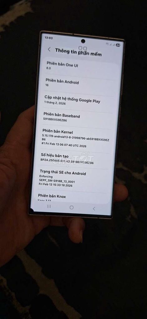 Samsung S23 Ultra Tắt đốm nhỏ góc trái. Mua bán Điện thoại tại Quận 5 Tp Hồ Chí Minh được đăng bởi Hung Nguyen Minh hình 1