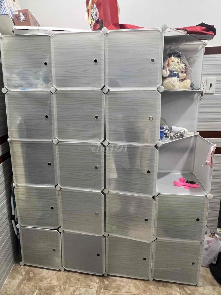 Tủ lắp ghép nhựa nhiều ngăn. Mua bán Tủ, kệ gia đình tại Quận Tân Phú Tp Hồ Chí Minh được đăng bởi Huy  hình 1