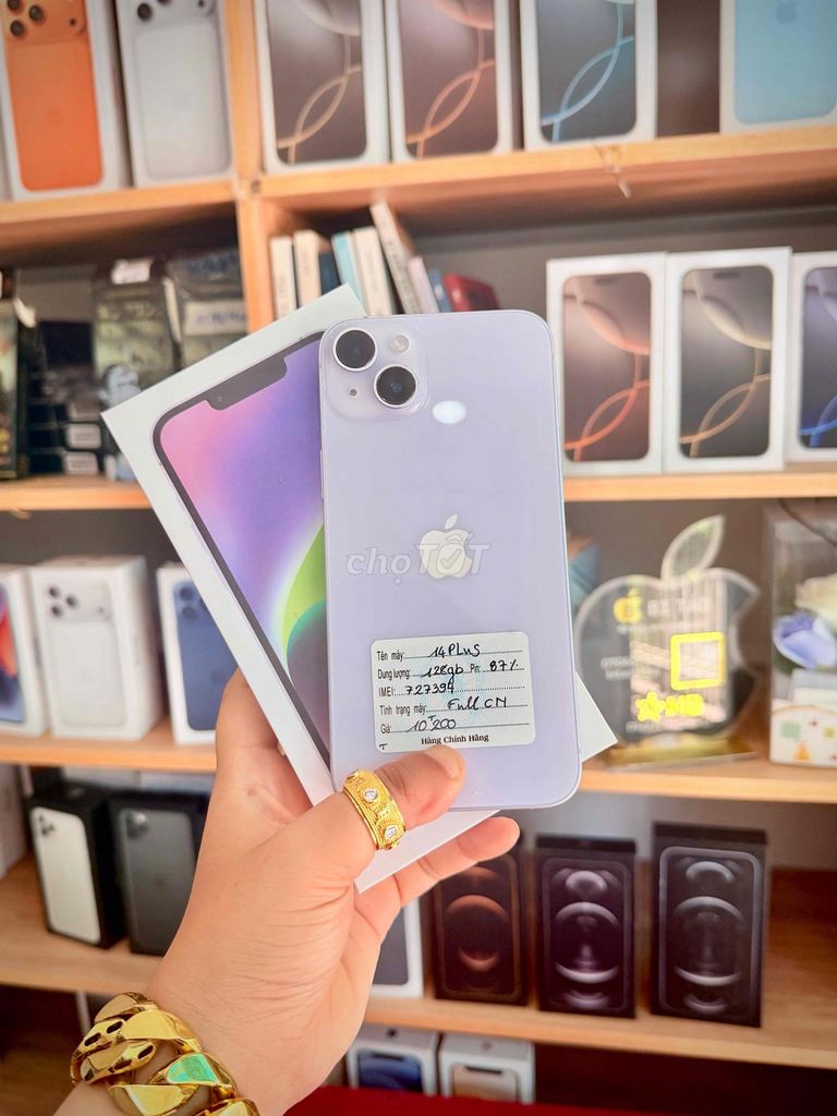 Apple iPhone 14 Plus 128GB Tím P94. Mua bán Điện thoại tại Thành phố Long Xuyên An Giang được đăng bởi Bi Táo Store hình 1