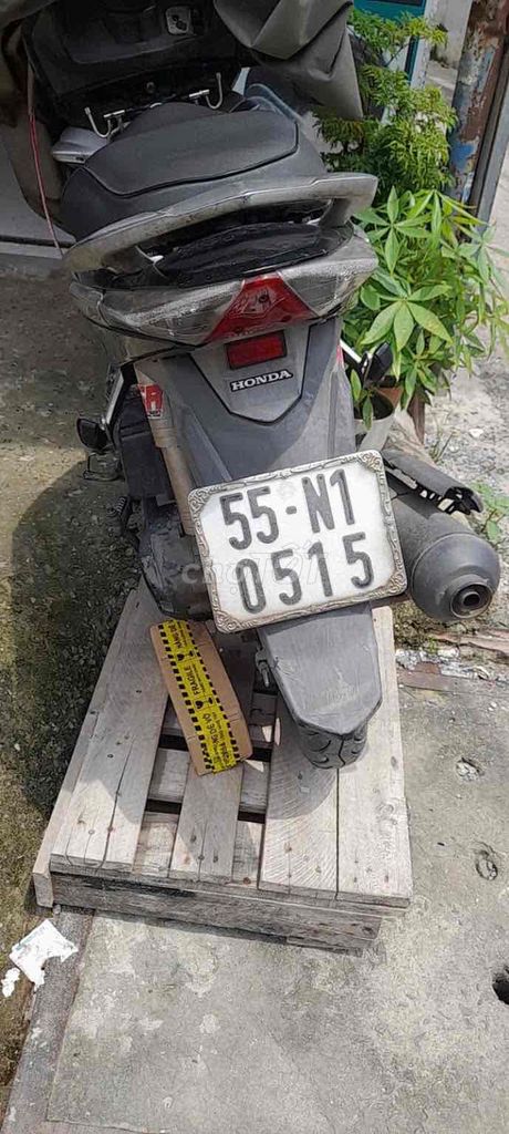 Honda Air Blade 2010 черный-серебристый