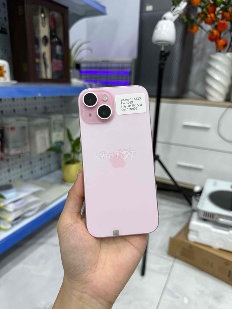 iPhone 15 512GB Hồng Quốc tế KH/A đẹp 98.5%. Mua bán Điện thoại tại Huyện Hóc Môn Tp Hồ Chí Minh được đăng bởi Luân Hoài hình 1