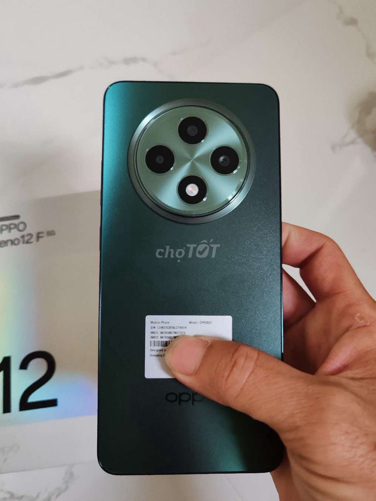 OPPO Reno 12F 5G Xanh lá. Mua bán Điện thoại tại Quận 10 Tp Hồ Chí Minh được đăng bởi  THU MUA LAPTOP Duc Tuan hình 1