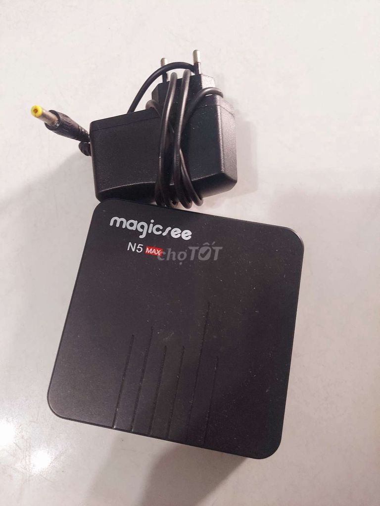 Magicsee N5 MAX Android TV Box Đen. Mua bán Tivi, Âm thanh tại Huyện Vĩnh Thạnh Cần Thơ được đăng bởi Hoàng Lâm hình 1