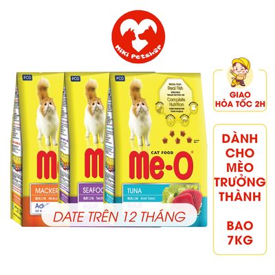 Thức Ăn Hạt Cho Mèo Trưởng Thành Me-O Bao 7Kg Xá