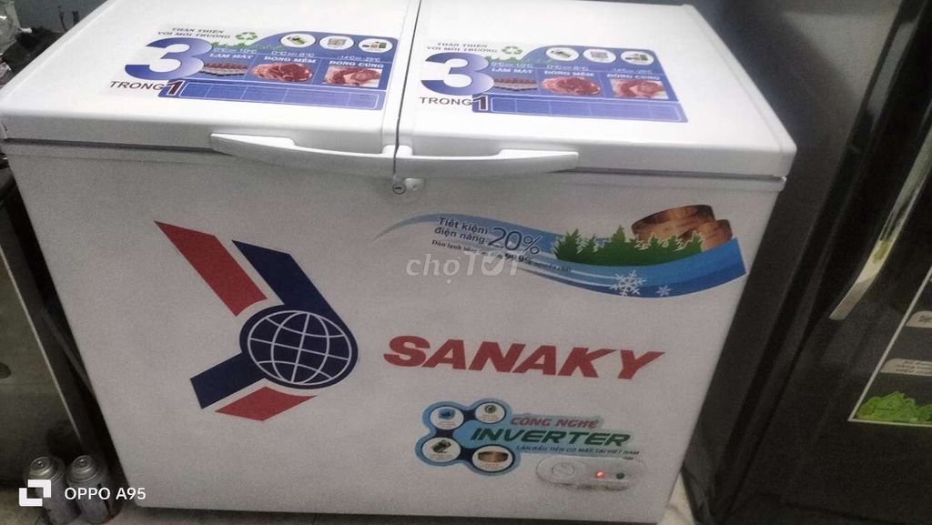 Tủ đông mát Sanaky 250L