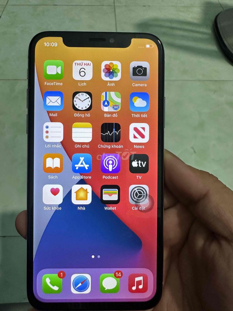 Apple iPhone X 256GB Đen full cn pin 100, máy vn. Mua bán Điện thoại tại Thành phố Thủ Dầu Một Bình Dương được đăng bởi KIET DINH hình 1
