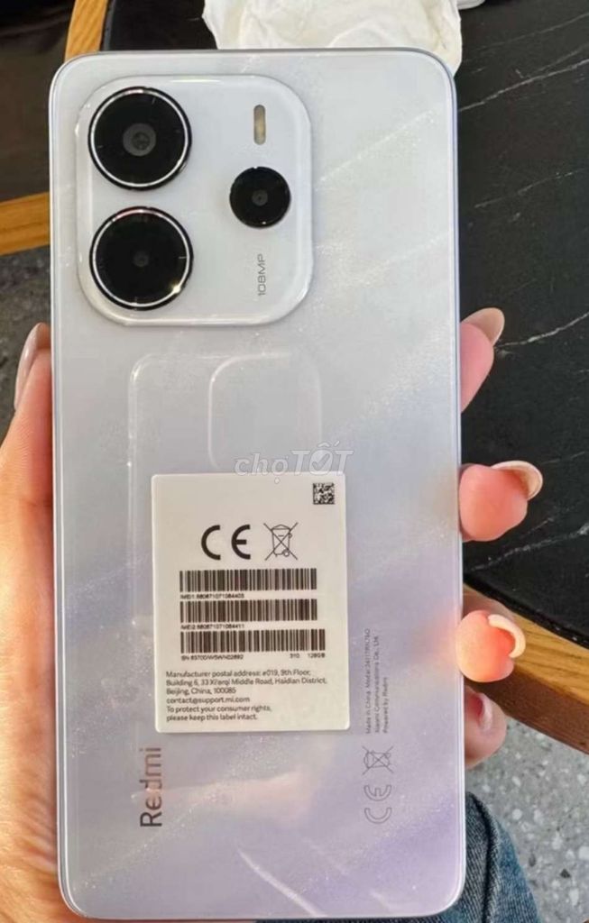 Xiaomi Redmi Note 14 Trắng 108MP 5500mAh. Mua bán Điện thoại tại Quận Phú Nhuận Tp Hồ Chí Minh được đăng bởi thu oanh hình 1