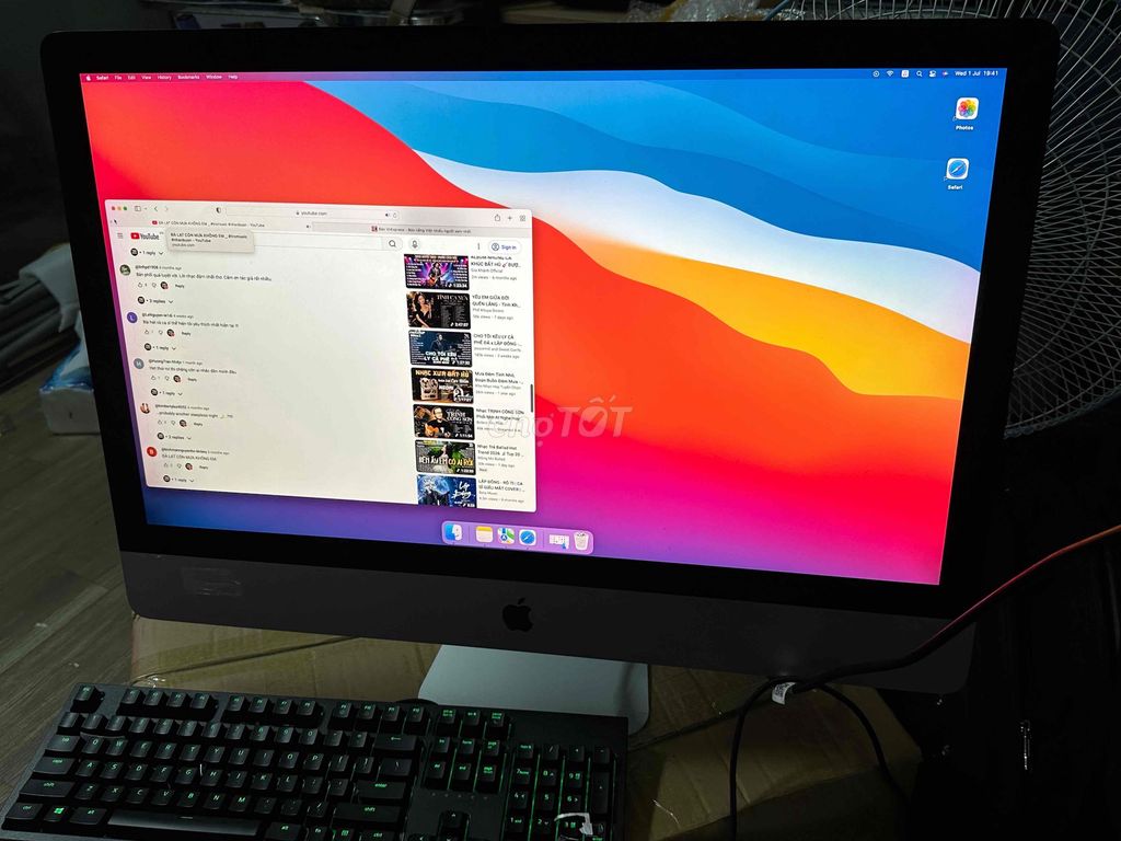 Apple iMac 5K 27inch 2015 i5 32GB, SSD 500Gb. Mua bán Máy tính để bàn tại Quận Bình Thạnh Tp Hồ Chí Minh được đăng bởi Hải Nam Japan new hình 1