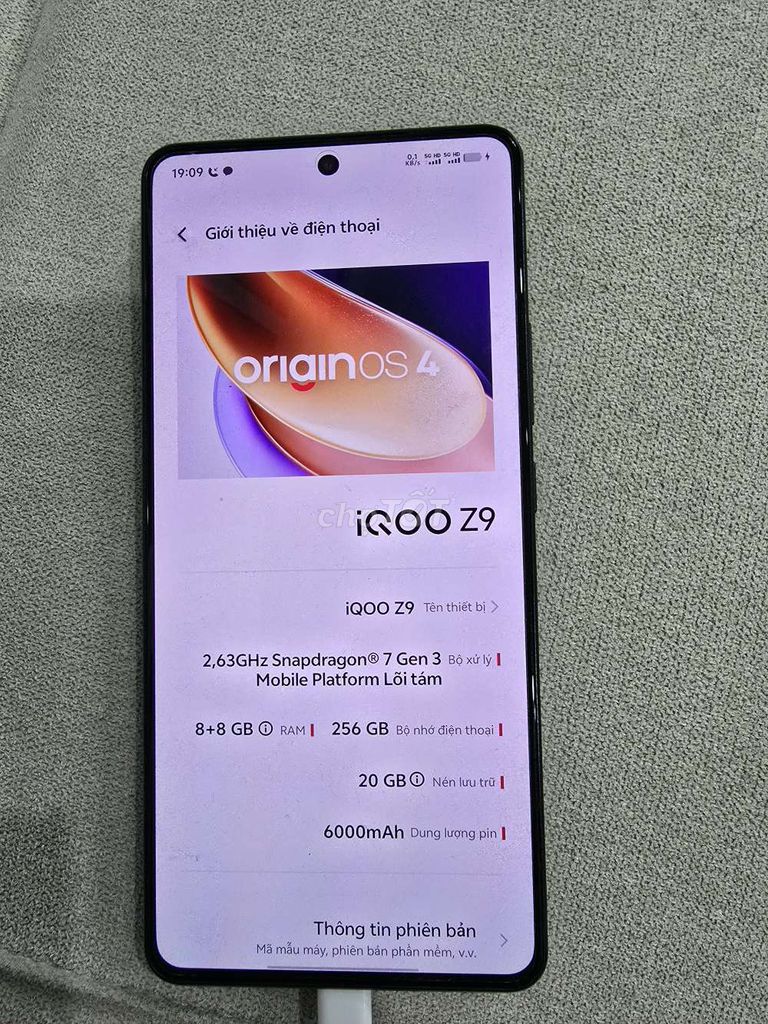 Vivo IQOO Z9 16GB 256GB Đen. Mua bán Điện thoại tại Quận Hà Đông Hà Nội được đăng bởi sang jung hình 1