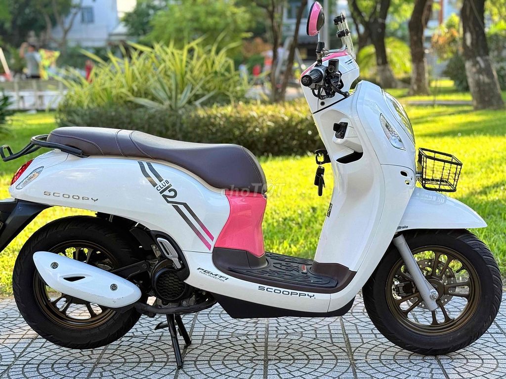 Смарткей Honda Scoopy 2024 белый розовый
