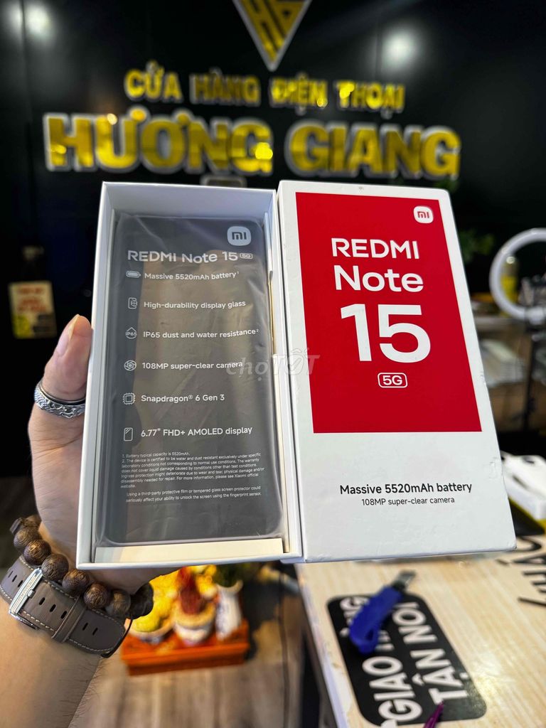 Xiaomi Note 15 5G 6/128G new giá iu❤️. Mua bán Điện thoại tại Thành phố Bến Tre Bến Tre được đăng bởi HươngGiangmobile hình 1