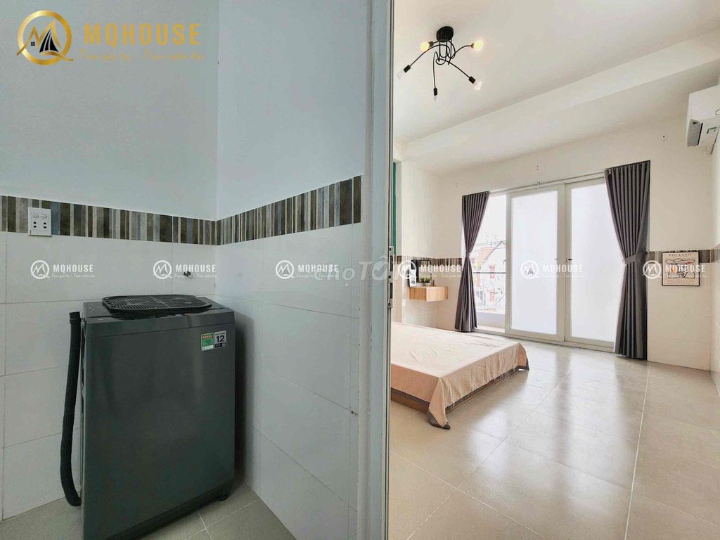 1PHÒNG NGỦ TÁCH BẾP FULL NỘI THẤT BAN CÔNG - MÁY GIẶT RIÊNG ĐẦM SEN