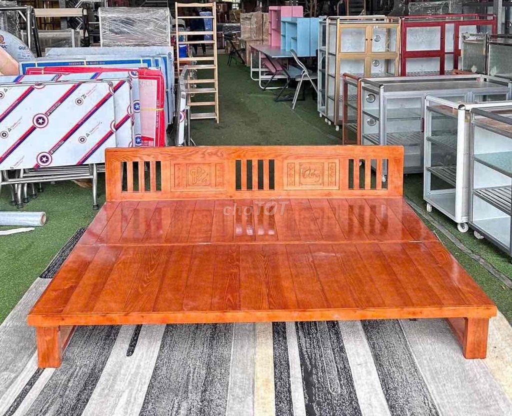Giường gỗ xoan đào 1.2m. Mua bán Giường, chăn ga gối nệm tại Quận Ninh Kiều Cần Thơ được đăng bởi Quỳnh  hình 1