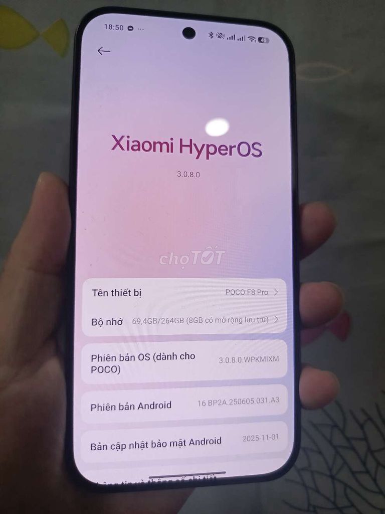 Xiaomi Poco F8 Pro 256GB Đen Đã sử dụng. Mua bán Điện thoại tại Quận 7 Tp Hồ Chí Minh được đăng bởi Arsenal FC Mobile hình 1