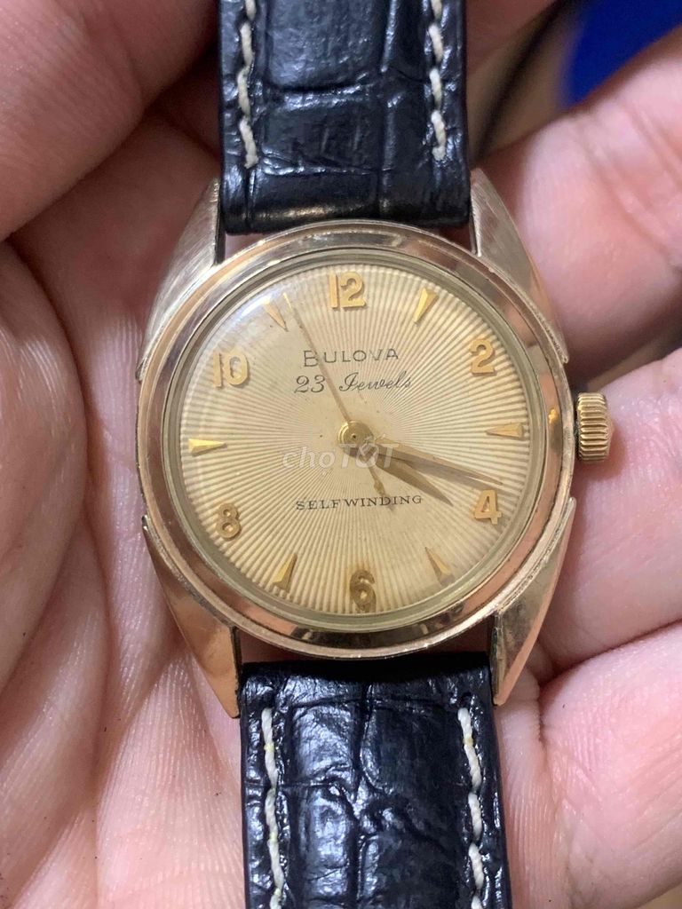 Đồng hồ Bulova nam Vỏ bọc vàng Cơ cót. Mua bán Đồng hồ tại Quận Hà Đông Hà Nội được đăng bởi Watch Shop 1986 hình 1