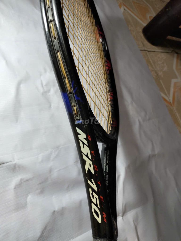 Vợt tennis Bejini NSR 150 Graphite Đen