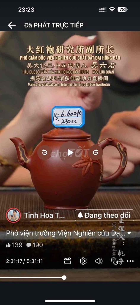 ấm tử sa. Mua bán Nội thất, đồ gia dụng khác tại Thành phố Vũng Tàu Bà Rịa - Vũng Tàu được đăng bởi suboy hình 1