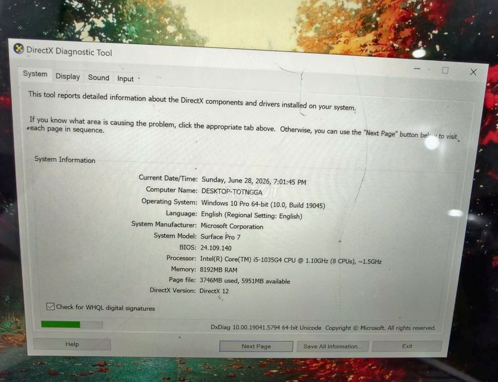Microsoft Surface Pro 7 i5-1035G4 ok. Mua bán Laptop tại Quận Hai Bà Trưng Hà Nội được đăng bởi Cao Nguyen Van hình 1