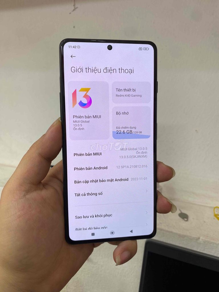 Xiaomi Redmi K40 Gaming 128GB Đen. Mua bán Điện thoại tại Quận Đống Đa Hà Nội được đăng bởi nguyên mạnh hùng hình 1