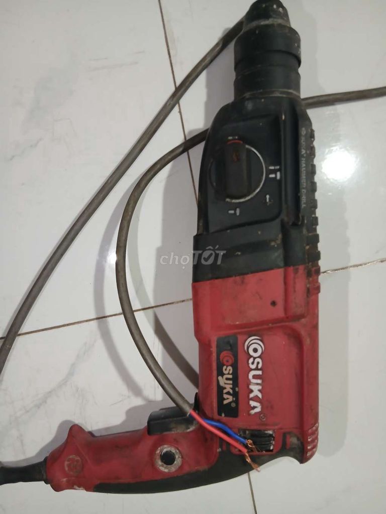 Khoan bê tông Osuka 3 chức năng màu Đỏ Rất mới. Mua bán Đồ chuyên dụng, Giống nuôi trồng tại Thị xã Bến Cát Bình Dương được đăng bởi Vinh hình 1