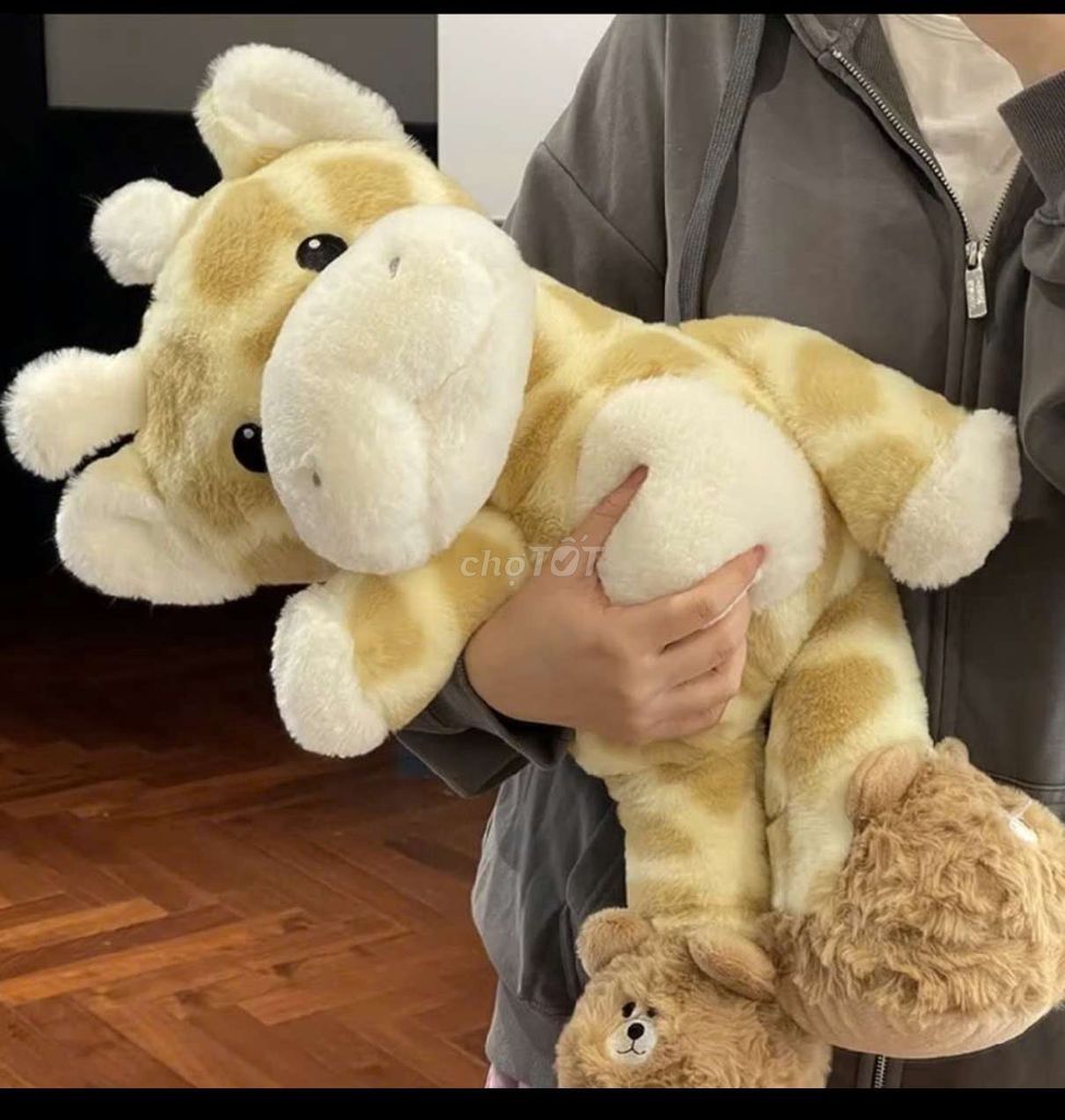 Thú nhồi bông Vàng kem 65cm Mới