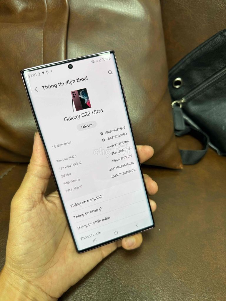 Samsung Galaxy S22 Ultra 8GB/128GB Việt Nam. Mua bán Điện thoại tại Huyện Gia Lâm Hà Nội được đăng bởi Tùng Anh hình 1