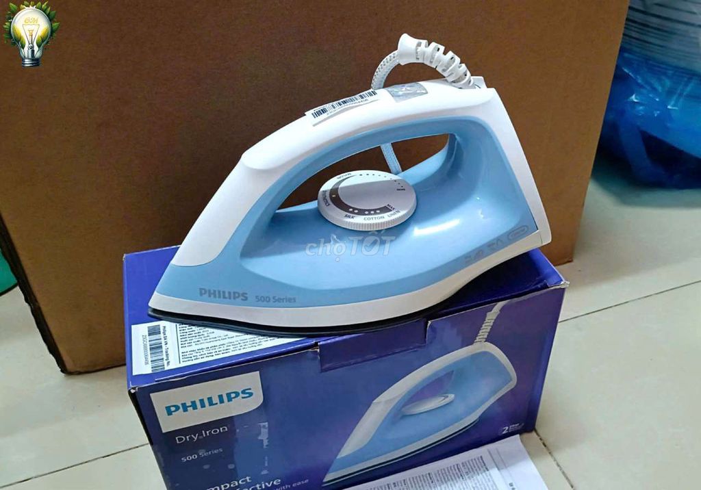 Bàn ủi khô Philips DST0520/20 Trắng, Xanh. Mua bán Nội thất, đồ gia dụng khác tại Thành phố Rạch Giá Kiên Giang được đăng bởi MÍT 68 hình 1