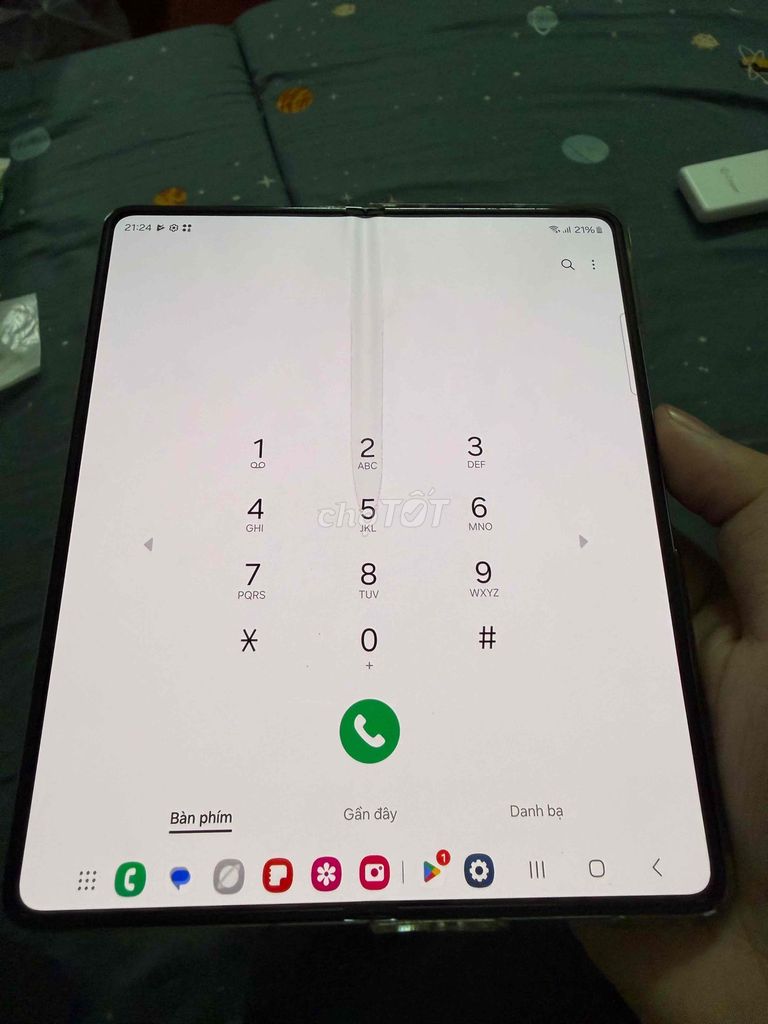 Samsung Z Fold 5 256GB Xanh Đã sử dụng. Mua bán Điện thoại tại Quận Hoàng Mai Hà Nội được đăng bởi Ha Yoon hình 1
