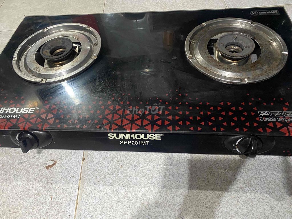 Bếp ga Sunhouse SHB201MT Đen. Mua bán Bếp, lò, đồ điện nhà bếp tại Quận 12 Tp Hồ Chí Minh được đăng bởi Bé Mèo hình 1