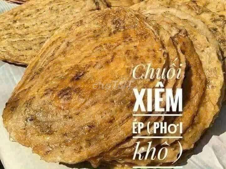 Chuối ép phơi khô