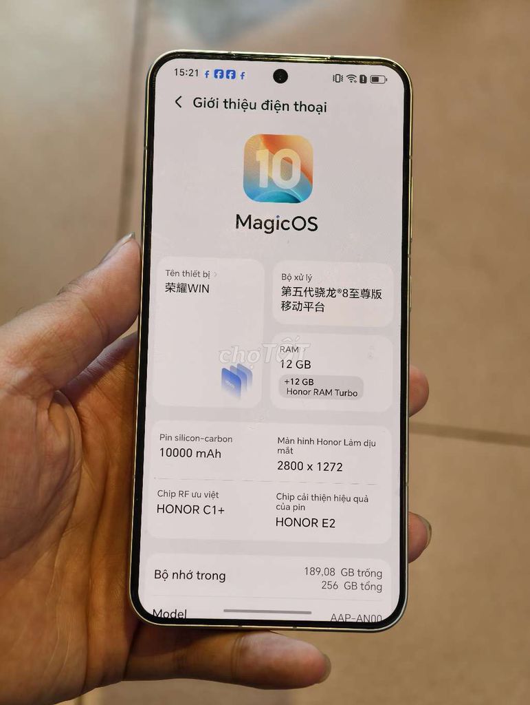 Honor WIN 256GB Vàng 98%. Mua bán Điện thoại tại Quận Thanh Xuân Hà Nội được đăng bởi KING STORE hình 1